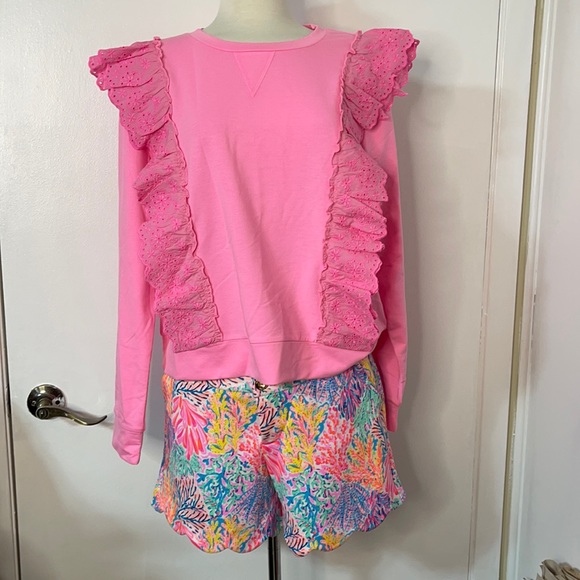 Lilly Pulitzer Tops - Sweatshirt - Lilly Pulitzer Deva Sweatshirt- pink shandy LP28